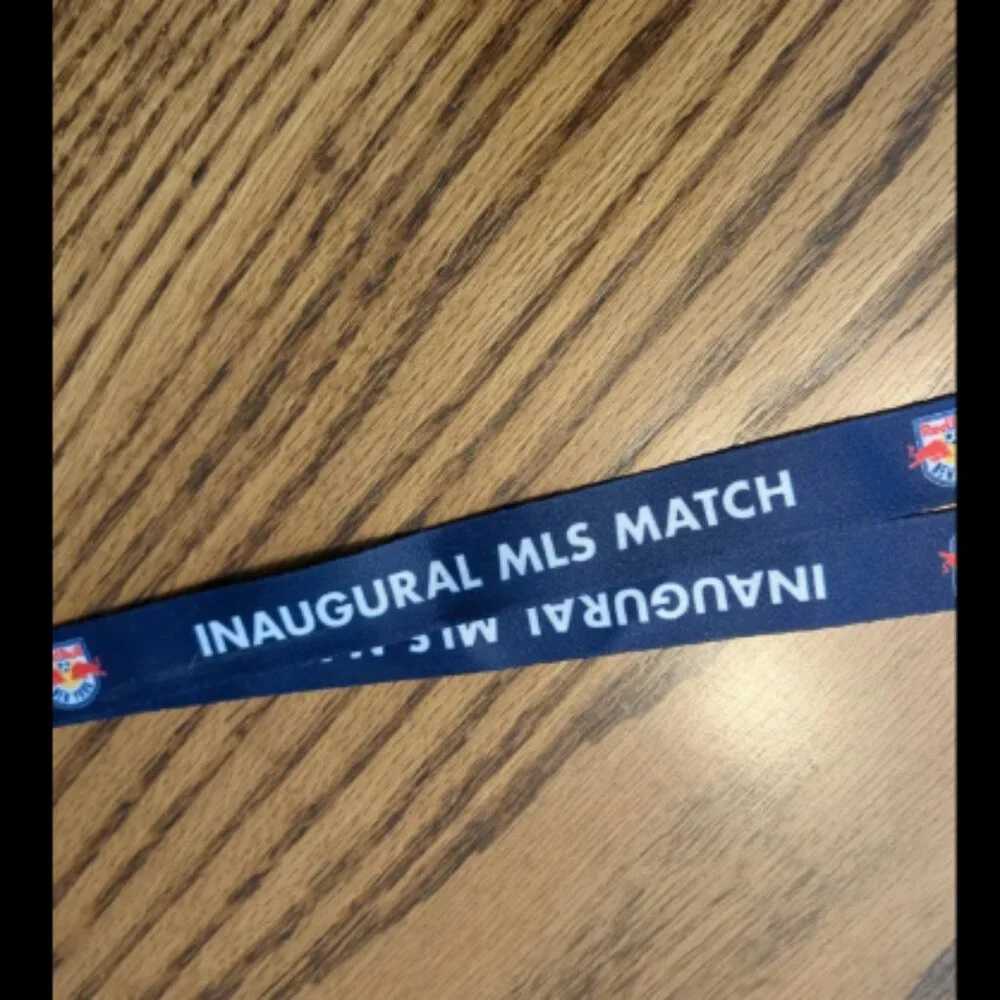 Rare New York Red Bulls Red Bull Arena Inaugural Match Lanyard New